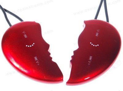 Broken Hearts - Red hearts broken in love