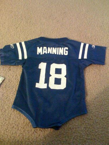 Baby Jersey - Daddy bought little unborn baby his first football jersey!!