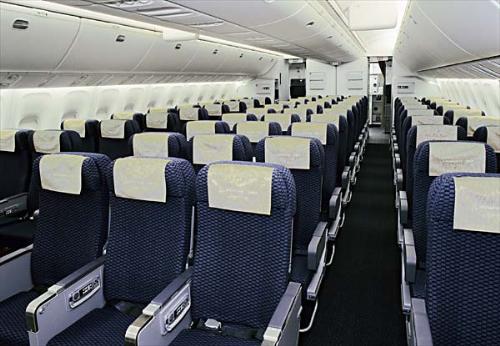 Airline Seating - Picture of Airbus airline seating