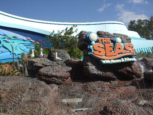 Finding Nemo - The entrance to the finding Nemo attraction in Epcot