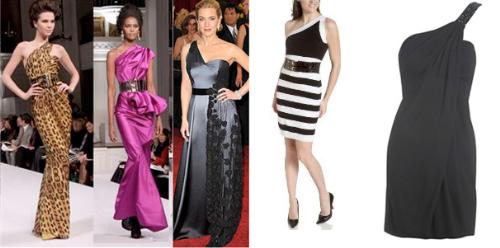 one shoulder dresses -  its just a great to watch or wear a dress like this