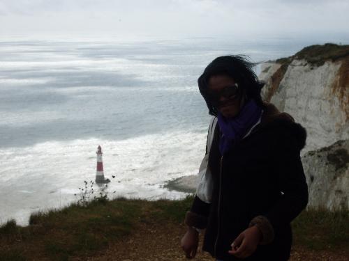 Thats me on the coast side in Eastbourne - was a completely windy day I must say!