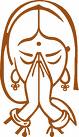 Namaste - Traditional symbol of welcoming(or wishing) a person in India.