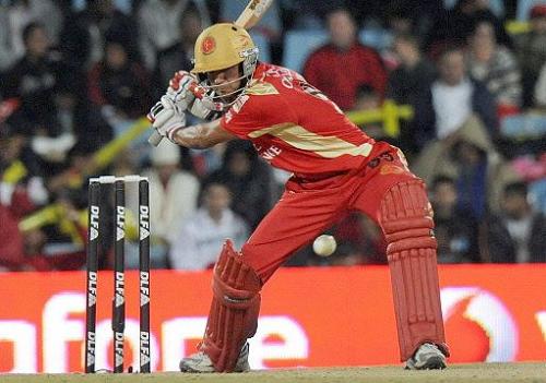 Manish Pandey - Manish Pandey in action in his scorching century in the 2009 IPL edition