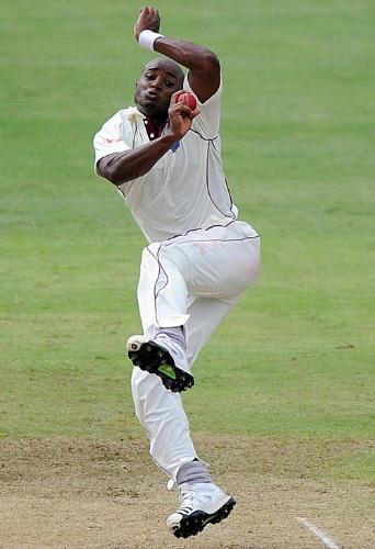 Tino best - West Indies fast bowler, TINO BEST, in action