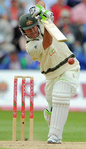 ponting - ricky ponting playing a lovely cover drive