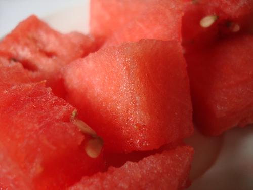melon cubes - let's be square