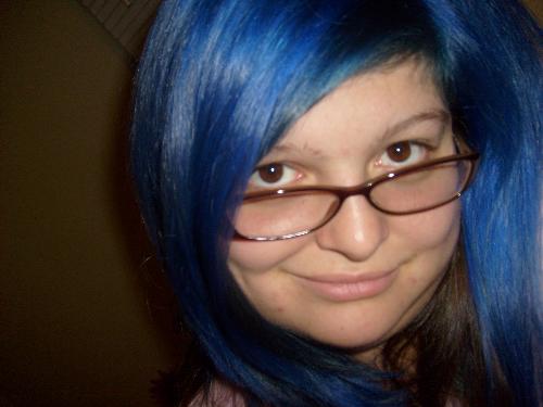 Me - This is me when I had blue hair.