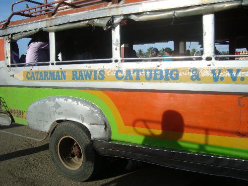 Jeep in Catarman - Off to Laoang!