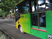 Trans Jogja - Buses in the city of Yogyakarta with the transfer systems such as TransJakarta