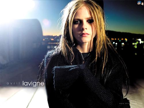 avril levengne - the great photo of great punk rock star Avril levengne.