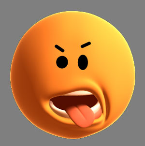 ugh! - I love this Ugh face it's real funny I love it so much especially with the tongue and all haha. well yeah I love those little simile faces because when you look at them there down to point they show the feeling that is being talked about.. =] Well yeah Whats your opinion.. / comment..