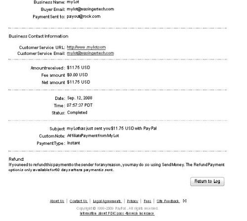 My First Mylot Payout - This is my first mylot payout I know it's pretty old =] but yeah I was super happy when I got it and I'm planning to get another this month coming up for this payout well yeah..