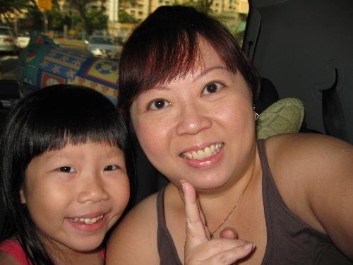Me and my daughter - Me and my daughter, smiling happily for the camera =))