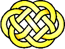 a celtic oval knot - a celtic oval knot--it happens to be my favorite and the next would be the love knot. 