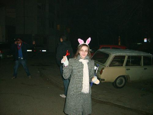 who wants to be a bunny :P - new year 2009
