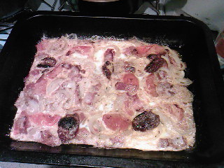 Home baked omlette - We grill our omlette to give it a bit of finish touch.