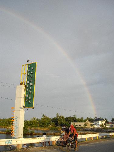sun - this is rainbow when i was driving