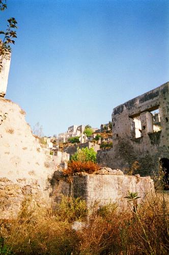 Kayaköy - Fethiye  - Ruins of Greek houses in Kayaköy (Karmylassos)