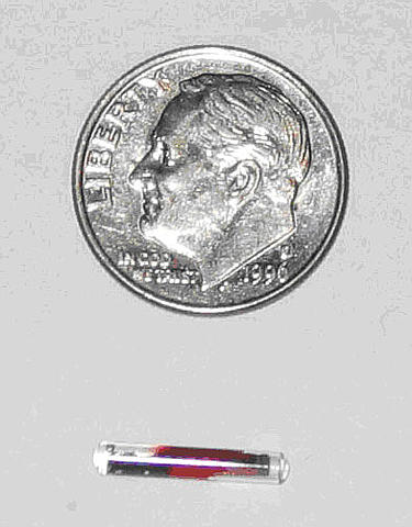 Electronics Tags - Tiny passive integrated transponder, or PIT, tags. Some day we'll all have one of these.