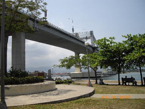 Mactan - Mandaue new bridge - this is new bridge connected mandaue city going to mactan
