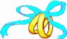 Ring of Love  - 2 rings and a ribbon .. the message is Union of 2 persons