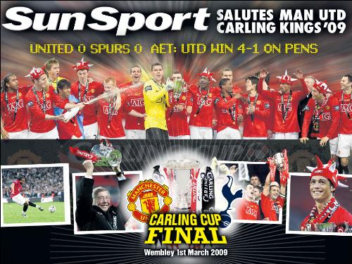 CarlingCup champions 2009 - Another trophy to add to our trophy cabinet....just great....we had to wait till the penalty shootout....bun who cares.....ben foster was brilliant as a goalie