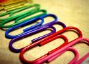 Paper clip - Paper clips in multi colour..