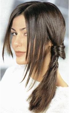 hair colour  - i love to have a brown coloured mane as it looks like a shinny cascade