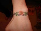 heart shaped tattoo - a tattoo on wrist