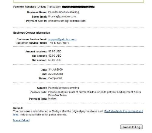 second payment - second payment proof