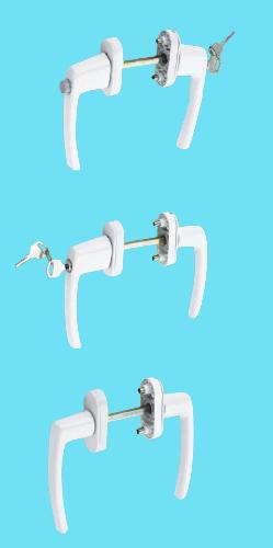 Handles for Plastic-steel doors - Many different types,colours and materials used available. Beautiful appearance. Excellent properties. Lower costs. Competitive price. ... Best choice for you!