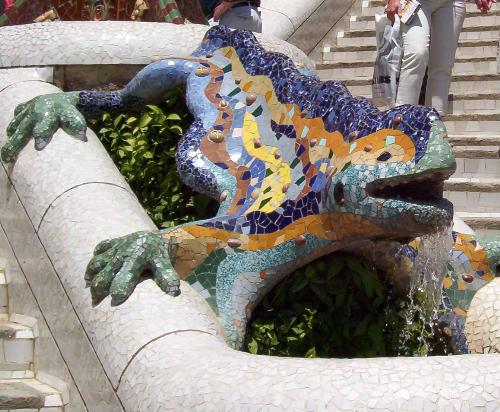 Lizard - A lizard by Gaudi.