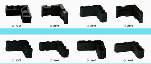 Compound corners for aluminum alloy doos and windo - New patent products. As a subsititute for existing aluminum corners,this new kind of corners is made of Nylon66,glass fibre and steel plate. Better quality and properties. Lower costs. Much more competitive price. ... Best choice for you!