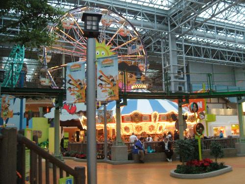 in the Mall of America - This shot is from the little amusement park in the Mall of America, located in Bloomington, Minnesota (just south of Minneapolis).