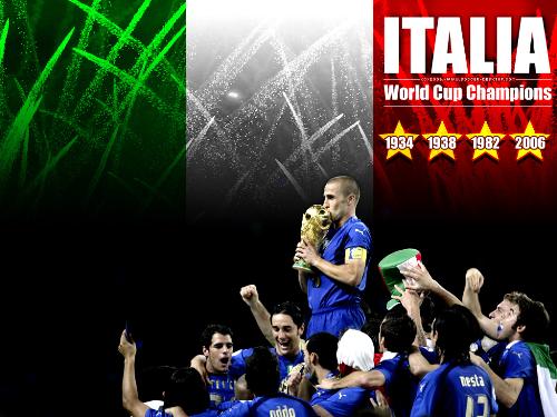 World cup champions 2006 - Italy....
