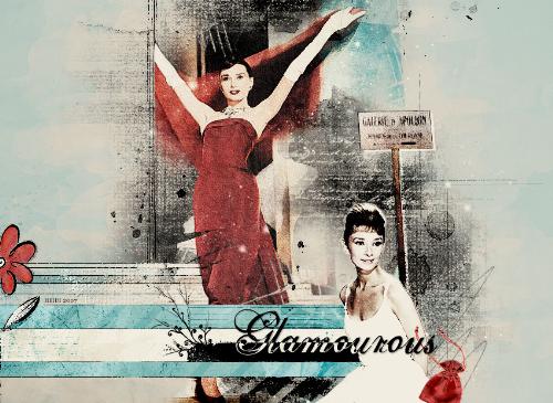 collage - audrey hepburn collage