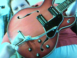Epiphone Guitar - 1972? - Epiphone guitar, possibly 1972. Mfg tag: Kalamazoo, MI Epiphone Guitar - 1972? - Epiphone guitar, possibly 1972. Mfg tag: Kalamazoo, MI