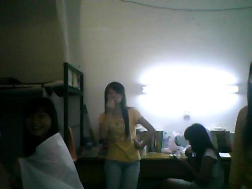 none - There are my roomates.there are happy,sweet girl.