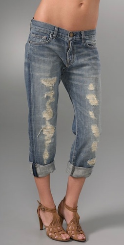 Jeans with holes - It helps in scratching the legs at common places, without it's removal