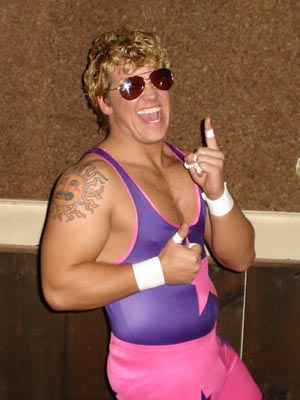 Larry Sweeney - Indy wrestler Larry Sweeney. He has appeared in Ring of Honor, Chikara, and WWE.