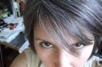 gray hair - showing some gray hair
