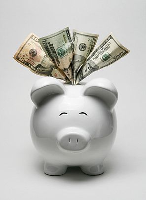 piggy bank - This is how I envision my bank, a happy piggy that take cares of my money.