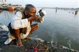 Drinking water - People do not mind to drink water from running rivers as well