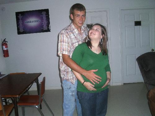 Amber and James - This photo was taken last weekend when Amber and her Mom to went to see James
