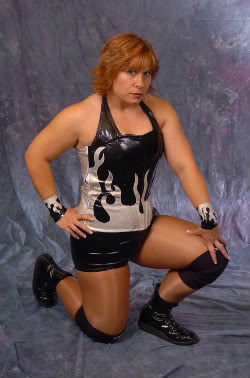 Lexie Fyfe - Indy wrestler Lexie Fyfe. She has appeared in WWE as Hillary Clinton.