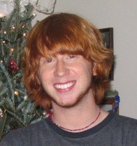 Me - This is a photo of me taken last Christmas. My best friend is to the left, but I cropped him out because he's better looking than me. Haha.