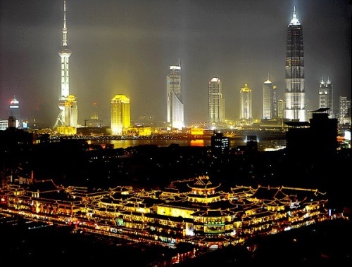 shang hai night view - this is shanghai,this is part of china,come here,feel here and you will love here