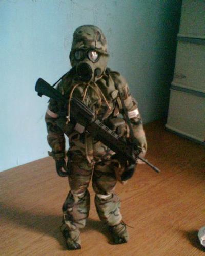 Nuclear Bio Chemical Soldier - NBC soldier by hot toys. 