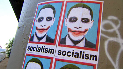 obama "joker" poster - Obama "koker"poster